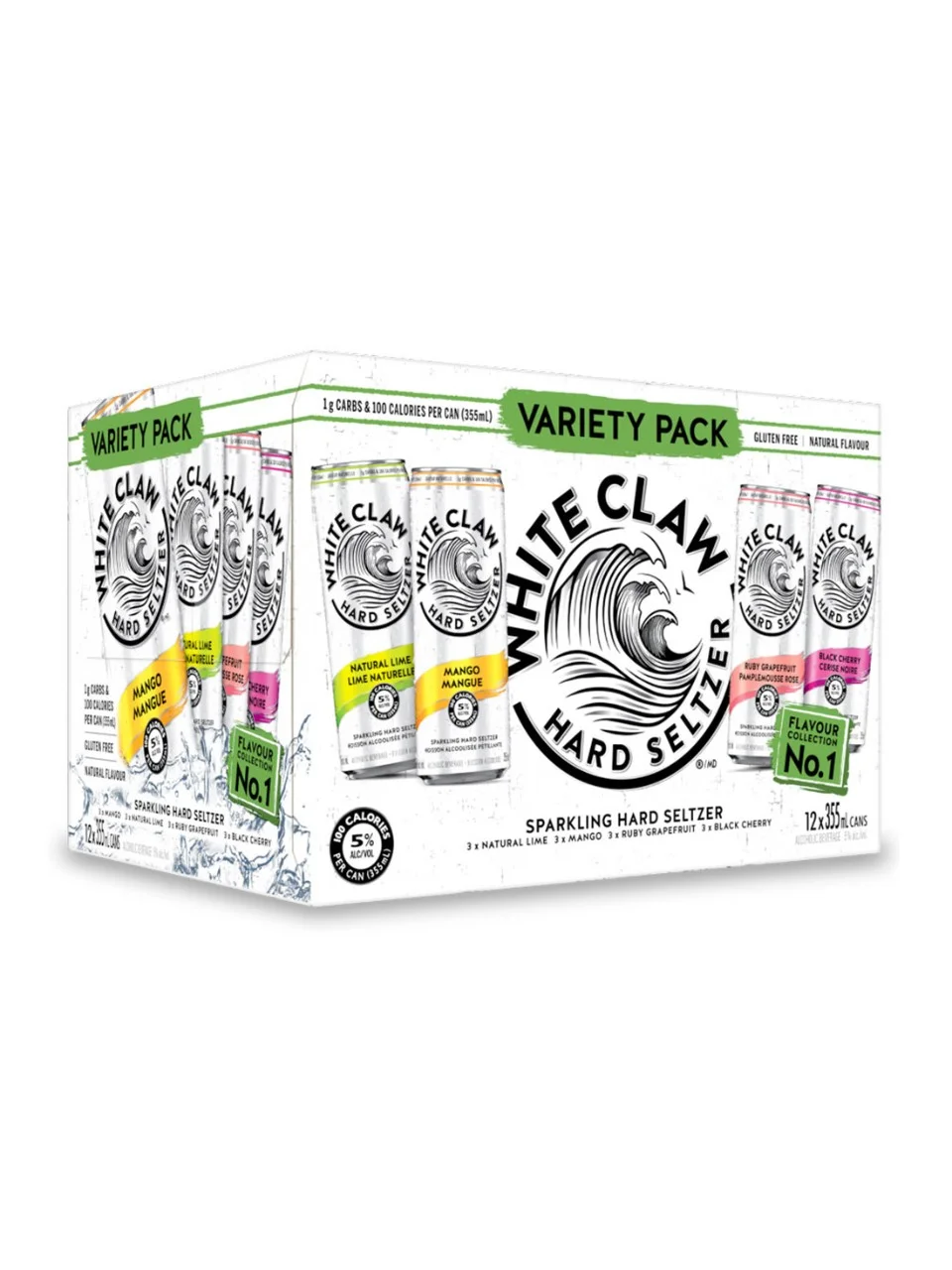 White Claw Variety Pack 12 cans hard seltzer at Always Liquor in Springbank Hill, Calgary, AB